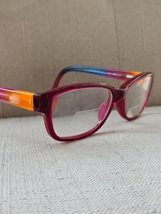 Runway Accessories - Runway Tween Women Eyeglasses Frame Pink Eyewear Multi Color Temple Glasses